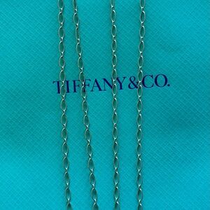 Tiffany & Co. Sterling Silver 30" Large Oval Link Chain Necklace